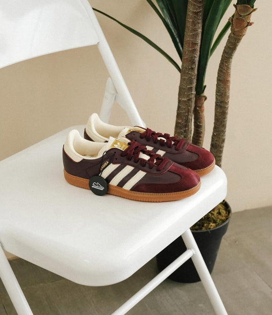 Samba OG Maroon Gold Metallic